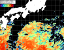NOAA人工衛星画像:黒潮域, パス=20261025 11:40 UTC