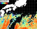 NOAA人工衛星画像:黒潮域, パス=20261026 00:00 UTC