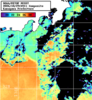 NOAA人工衛星画像:神奈川県近海, 1日合成画像(2026/10/29UTC)