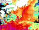 NOAA人工衛星画像:黒潮域, 1日合成画像(2024/04/28UTC)