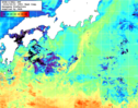 NOAA人工衛星画像:黒潮域, 1週間合成画像(2024/04/26～2024/05/02UTC)