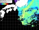 NOAA人工衛星画像:黒潮域, 1日合成画像(2024/05/03UTC)