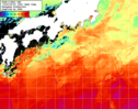 NOAA人工衛星画像:黒潮域, 1週間合成画像(2024/06/23～2024/06/29UTC)
