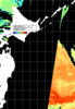 NOAA人工衛星画像:親潮域, 1日合成画像(2024/06/30UTC)