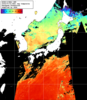 NOAA人工衛星画像:日本全域, 1日合成画像(2024/07/01UTC)