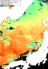 NOAA人工衛星画像:日本海, 1日合成画像(2024/07/01UTC)