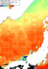NOAA人工衛星画像:日本海, 1週間合成画像(2024/06/25～2024/07/01UTC)