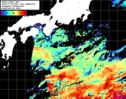NOAA人工衛星画像:黒潮域, 1日合成画像(2024/07/02UTC)