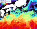 NOAA人工衛星画像:黒潮域, 1週間合成画像(2024/06/26～2024/07/02UTC)