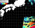 NOAA人工衛星画像:黒潮域, パス=20240703 00:36 UTC