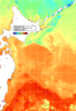 NOAA人工衛星画像:親潮域, 1週間合成画像(2024/06/27～2024/07/03UTC)