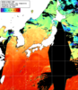 NOAA人工衛星画像:日本全域, 1日合成画像(2024/07/04UTC)