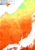 NOAA人工衛星画像:日本海, 1週間合成画像(2024/06/28～2024/07/04UTC)
