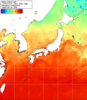 NOAA人工衛星画像:日本全域, 1週間合成画像(2024/07/01～2024/07/07UTC)