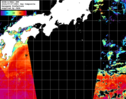 NOAA人工衛星画像:黒潮域, 1日合成画像(2024/07/07UTC)