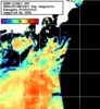 NOAA人工衛星画像:神奈川県近海, 1日合成画像(2024/07/08UTC)
