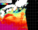 NOAA人工衛星画像:黒潮域, 1日合成画像(2024/07/08UTC)