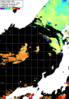 NOAA人工衛星画像:日本海, パス=20240708 01:44 UTC