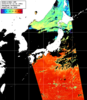 NOAA人工衛星画像:日本全域, パス=20240709 12:34 UTC