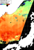 NOAA人工衛星画像:日本海, パス=20240711 02:05 UTC