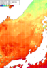 NOAA人工衛星画像:日本海, 1週間合成画像(2024/07/05～2024/07/11UTC)