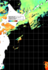 NOAA人工衛星画像:親潮域, 1日合成画像(2024/07/12UTC)