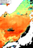 NOAA人工衛星画像:日本海, パス=20240712 01:38 UTC