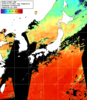 NOAA人工衛星画像:日本全域, 1日合成画像(2024/07/13UTC)