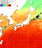 NOAA人工衛星画像:日本全域, 1週間合成画像(2024/07/07～2024/07/13UTC)