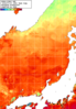 NOAA人工衛星画像:日本海, 1週間合成画像(2024/07/07～2024/07/13UTC)