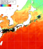 NOAA人工衛星画像:日本全域, 1週間合成画像(2024/07/09～2024/07/15UTC)
