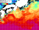 NOAA人工衛星画像:黒潮域, 1週間合成画像(2024/07/09～2024/07/15UTC)