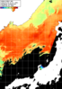 NOAA人工衛星画像:日本海, パス=20240715 02:02 UTC