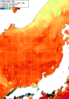 NOAA人工衛星画像:日本海, 1週間合成画像(2024/07/09～2024/07/15UTC)