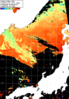 NOAA人工衛星画像:日本海, パス=20240716 12:53 UTC