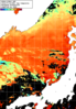 NOAA人工衛星画像:日本海, 1日合成画像(2024/07/16UTC)