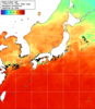 NOAA人工衛星画像:日本全域, 1週間合成画像(2024/07/12～2024/07/18UTC)