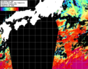 NOAA人工衛星画像:黒潮域, 1日合成画像(2024/07/18UTC)