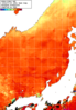 NOAA人工衛星画像:日本海, 1週間合成画像(2024/07/12～2024/07/18UTC)