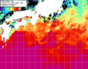 NOAA人工衛星画像:黒潮域, 1週間合成画像(2024/07/13～2024/07/19UTC)