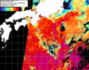 NOAA人工衛星画像:黒潮域, 1日合成画像(2024/07/21UTC)