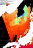 NOAA人工衛星画像:日本海, 1日合成画像(2024/07/21UTC)