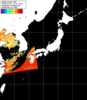 NOAA人工衛星画像:日本全域, パス=20240722 13:39 UTC