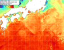 NOAA人工衛星画像:黒潮域, 1週間合成画像(2024/07/18～2024/07/24UTC)