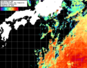 NOAA人工衛星画像:黒潮域, 1日合成画像(2024/07/25UTC)