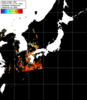 NOAA人工衛星画像:日本全域, パス=20240726 13:33 UTC