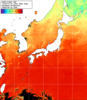 NOAA人工衛星画像:日本全域, 1週間合成画像(2024/07/20～2024/07/26UTC)