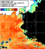 NOAA人工衛星画像:神奈川県近海, 1日合成画像(2024/10/01UTC)