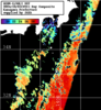 NOAA人工衛星画像:神奈川県近海, 1日合成画像(2024/10/03UTC)