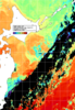NOAA人工衛星画像:親潮域, 1日合成画像(2024/10/05UTC)